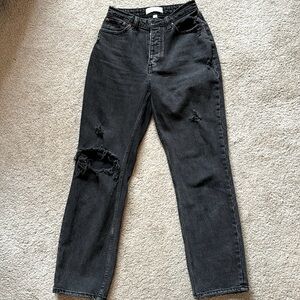 Abercrombie Curve Love Dad High Rise Jeans size 25